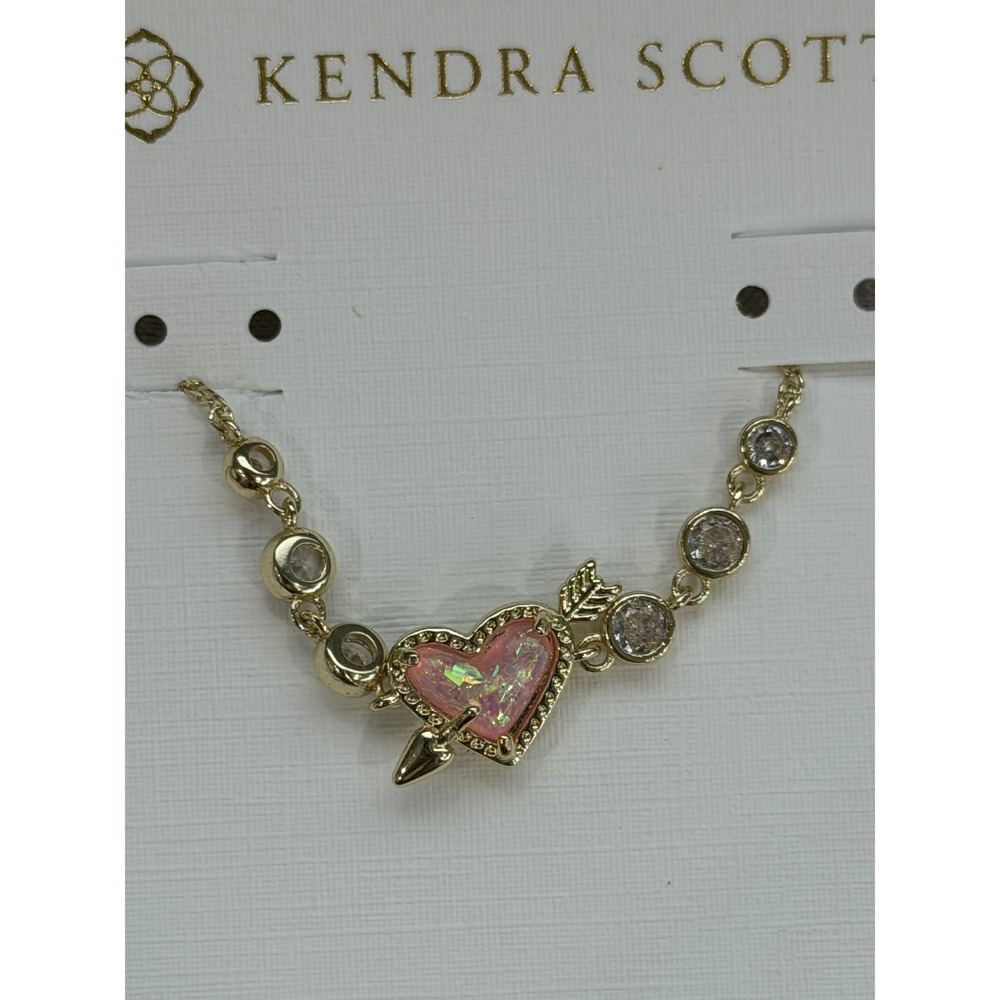 Kendra Scott Pink Heart Bracelet - Picture 2 of 3